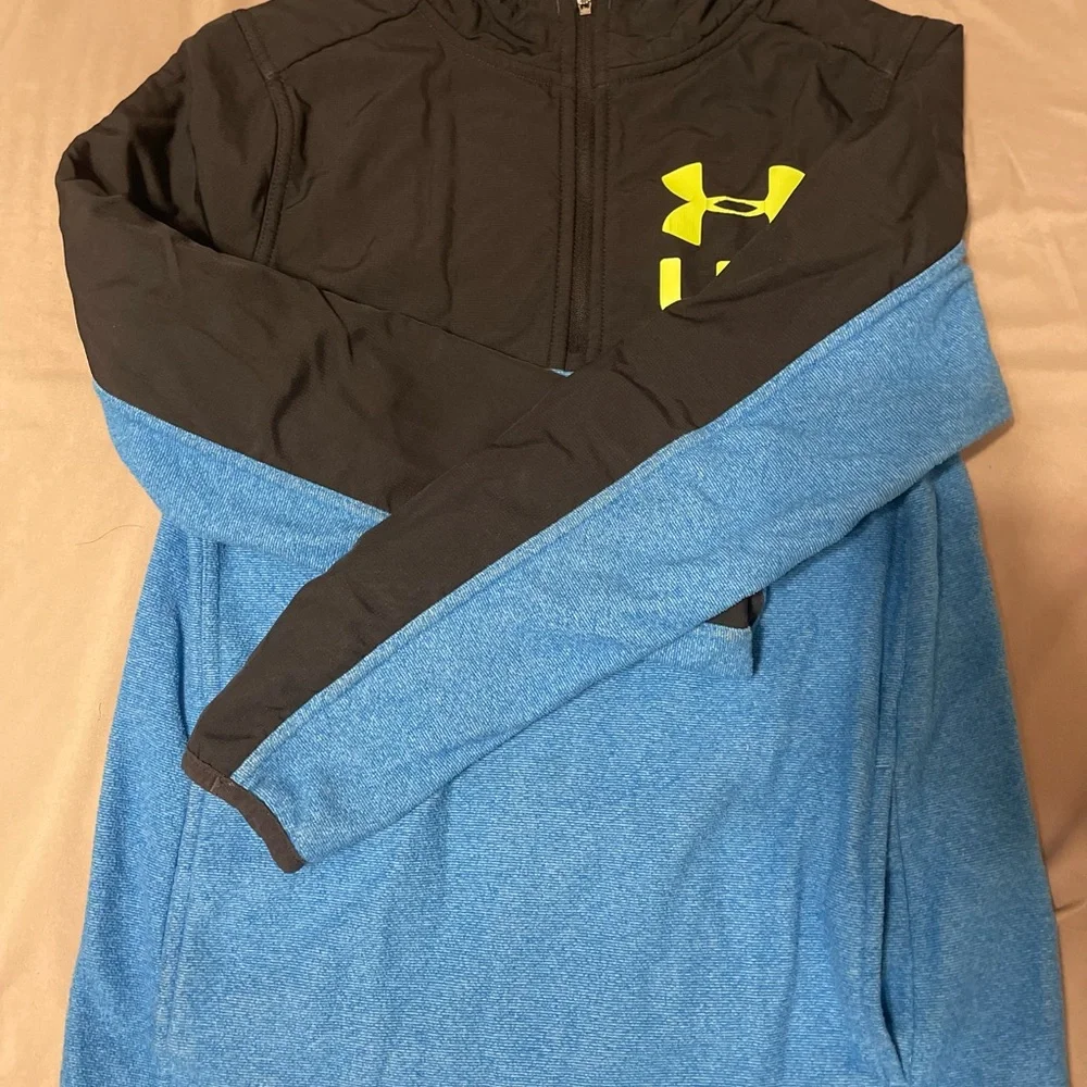 Under Armour Blue Zip-Up Sweatshirt